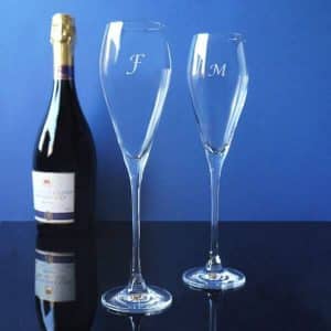 A pair of Vintage Champagne Flutes