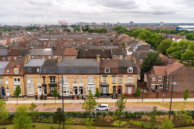 anfield area of Liverpool