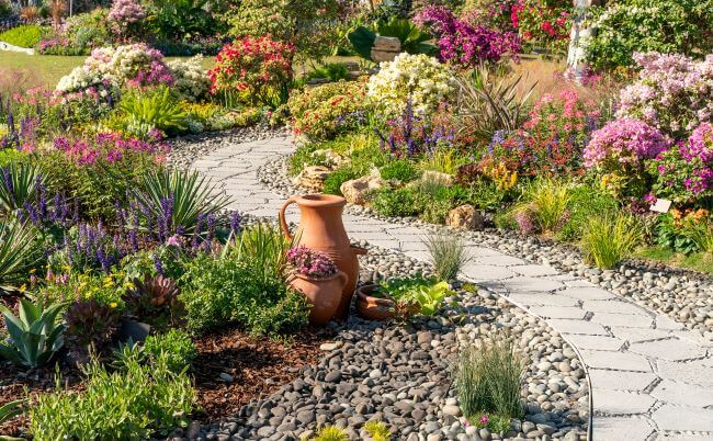 beautiful landscape garden