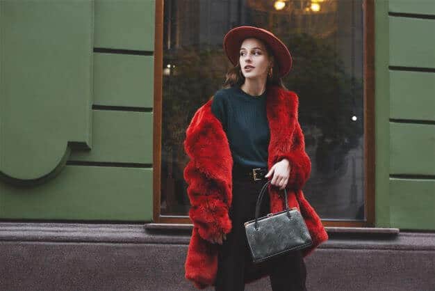 colourful winter coat
