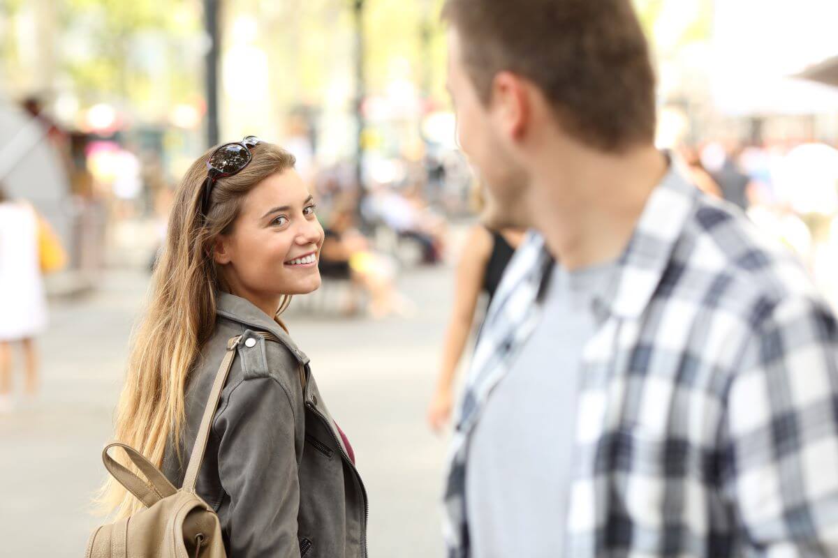 confident woman on the street