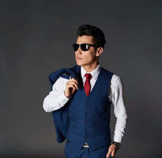 cool man in 3 piece suit