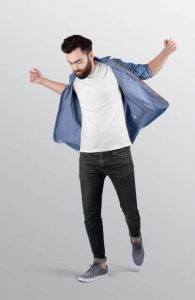 crew neck tee styled