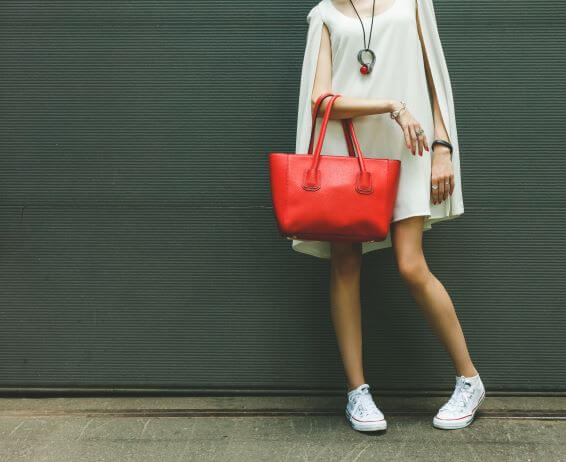Fashionable big handbag