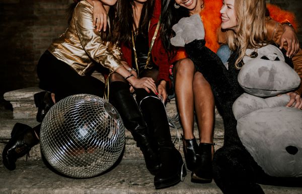 Having a good laugh while spending quality time on a girls night