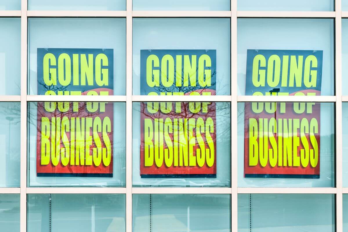 going out of business