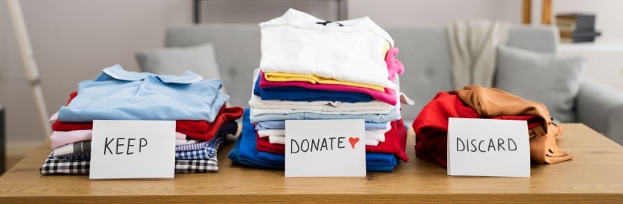 keep donate discard