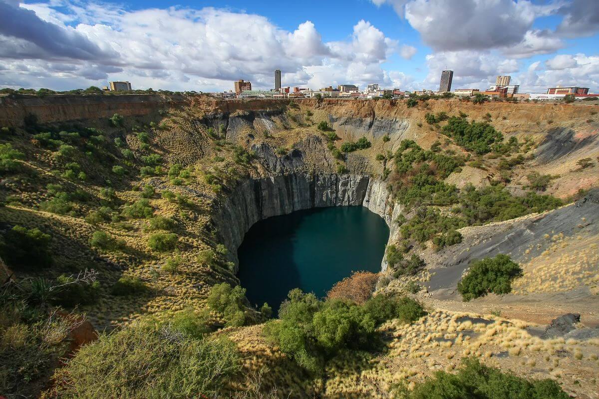 An old mine with no diamonds left