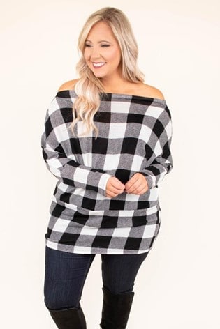 lost in the fire top black