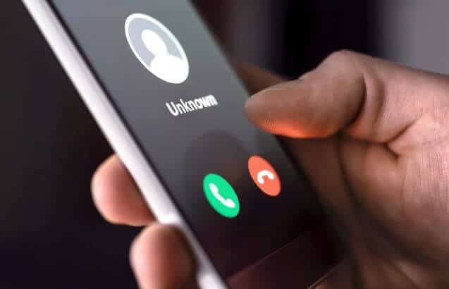 Mobile banking on a telephone