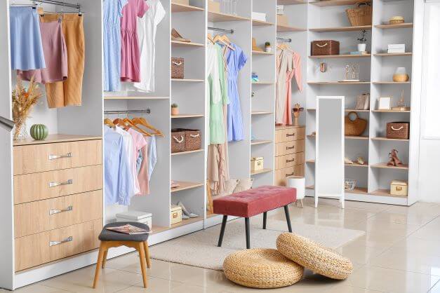 organised closet