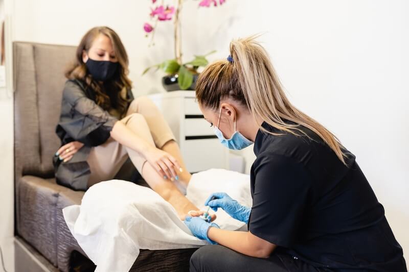 pedicure at home service