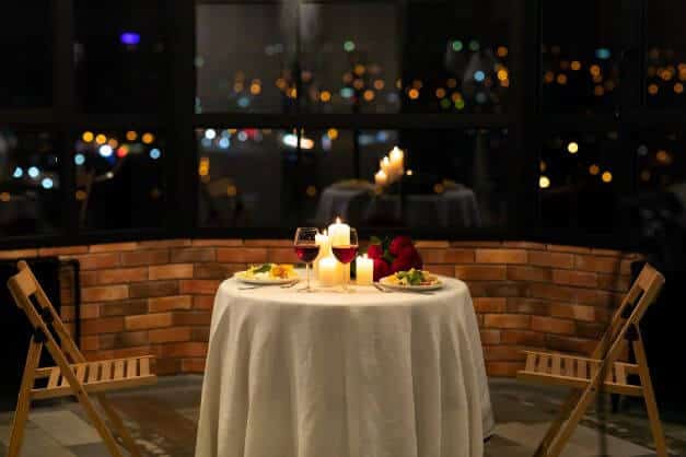 Romantic Dinner in garden