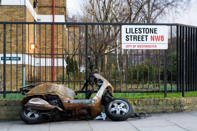 stolen moped
