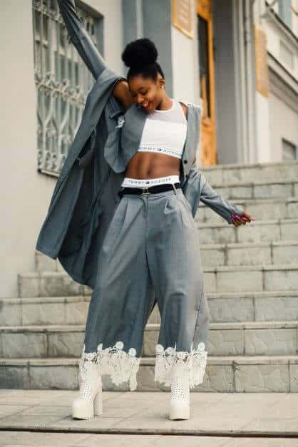 street fashion model poses