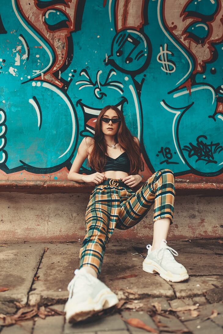 street fashion model