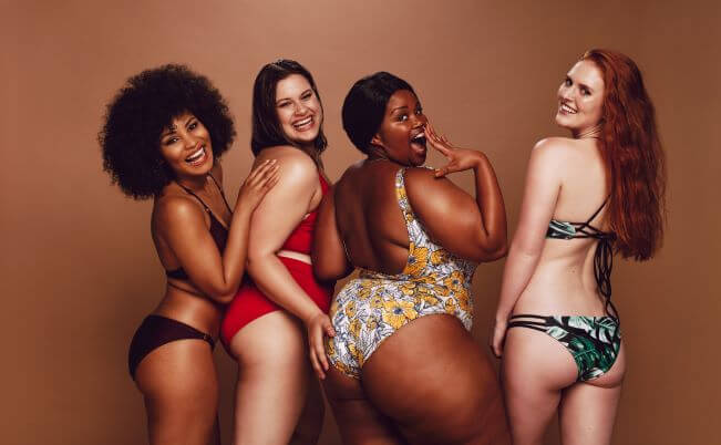 example of Swimwear For Women with curves