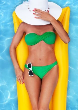 two piece swimwear