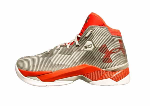 An Under Armour basketball shoe