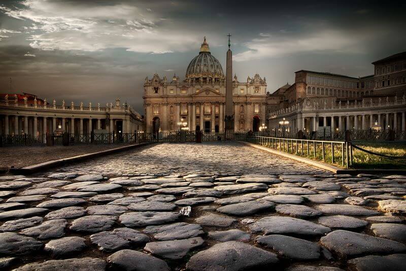 Vatican at twilight