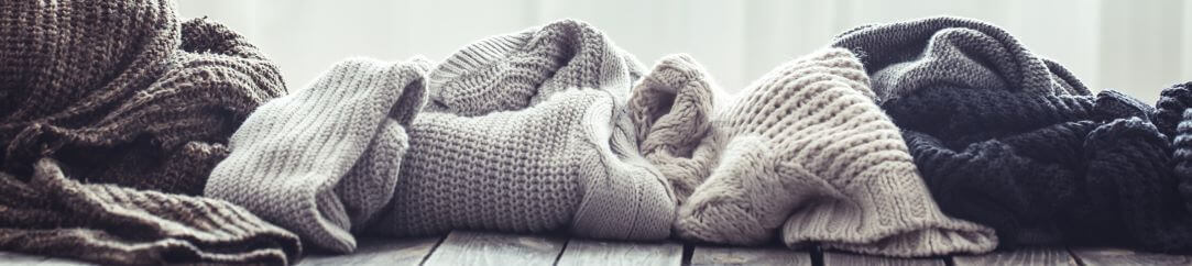 warm winter clothing
