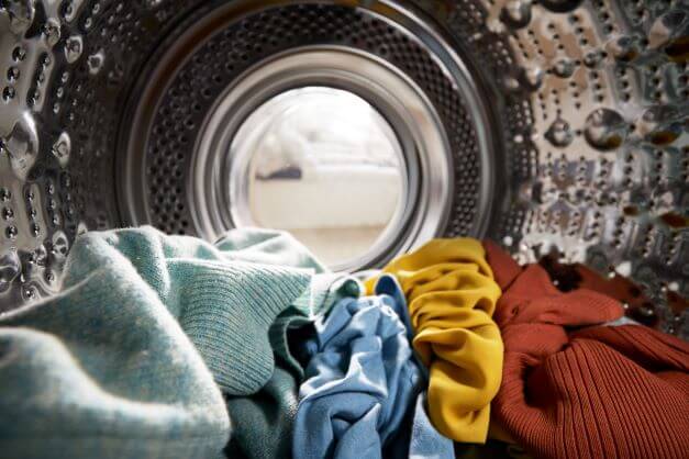 washing clothes