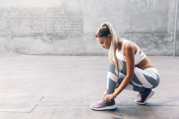 a woman wearing the best gym wear