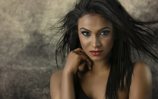woman in makeup