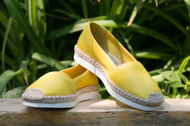 yellow espadrilles