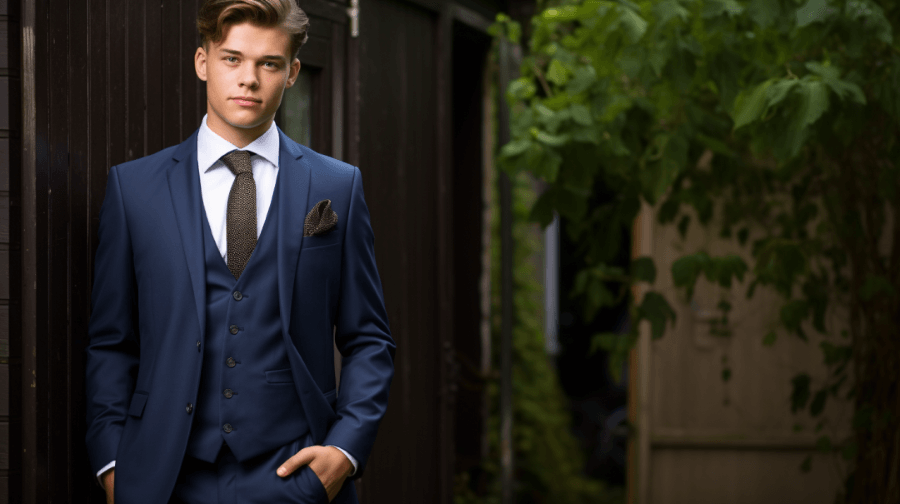 3 piece prom suit