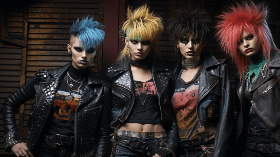80s punk look