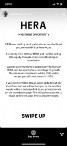 ash white sells hera london