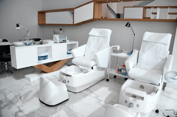 Two chairs in a beauty clinic