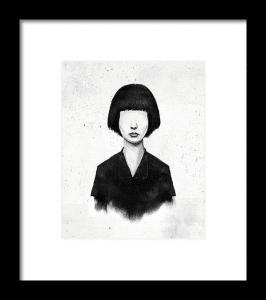 black and white arty poster