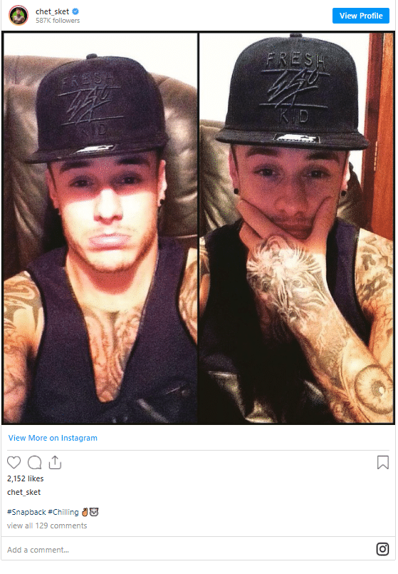 Chet Sket Instagram