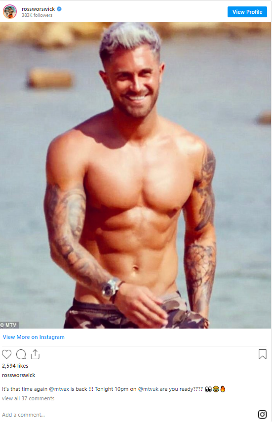 Ross Worswick Instagram
