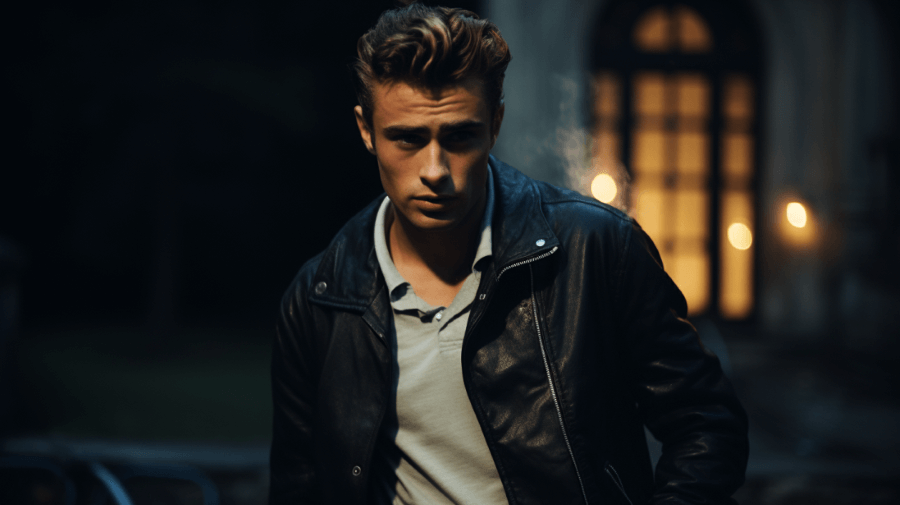 the James Dean Harrington classic look