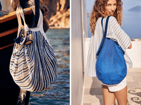 vanessa bruno fishnet bags