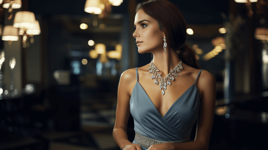 woman at formal event