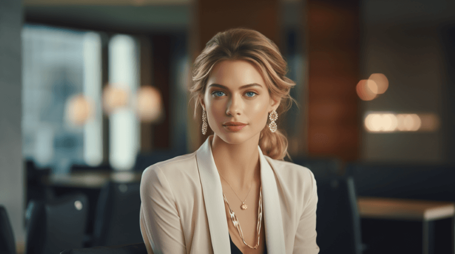 woman at job interview